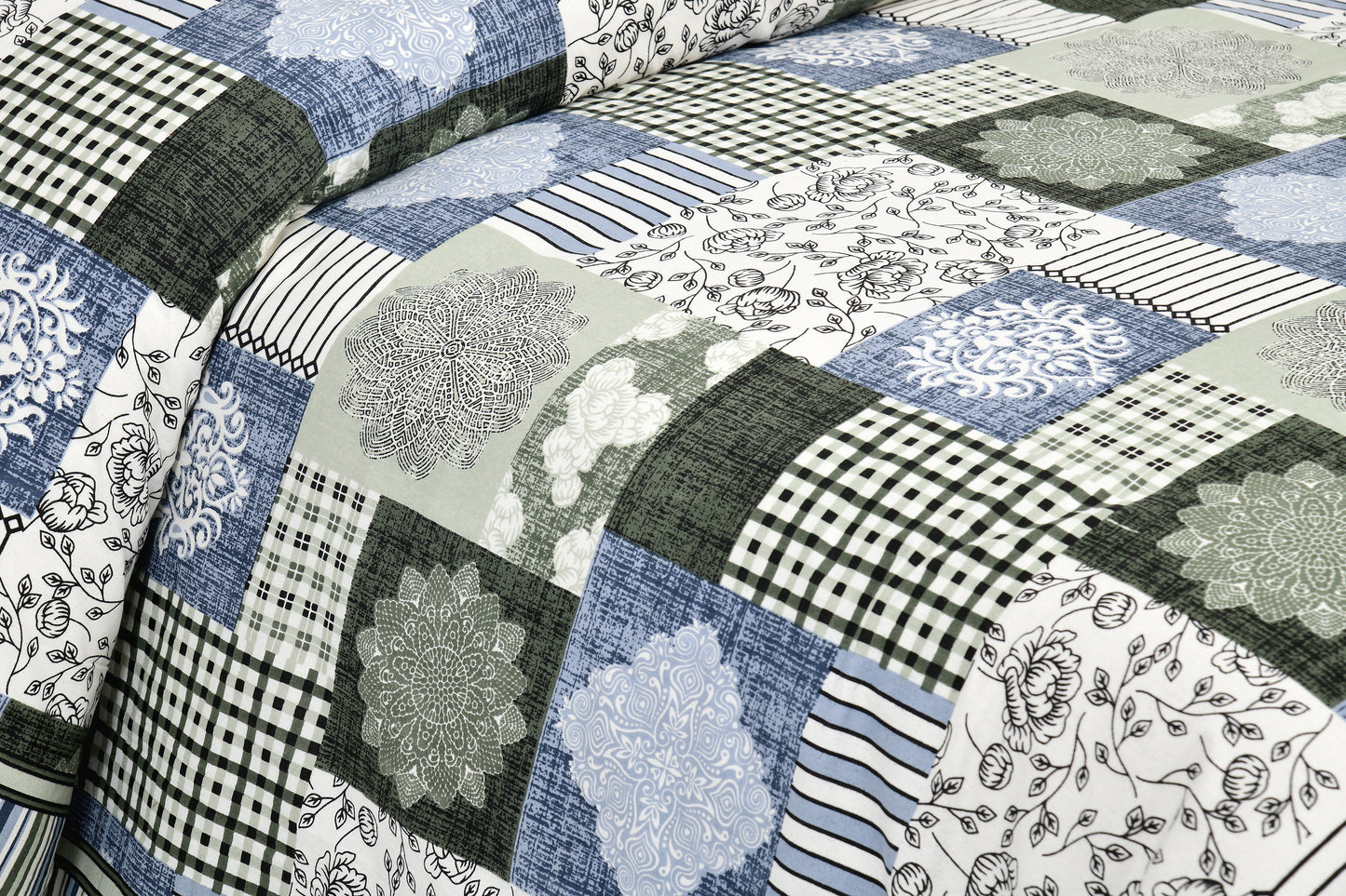 100/108 Aachal Viscose Mix Super King Size Double Bedsheet with 2 Pillow Covers, Elegant & Luxurious Feel - HLB28