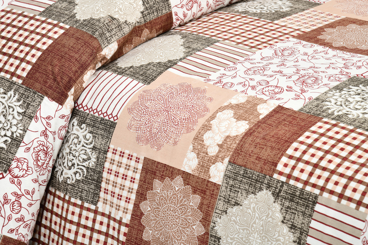 100/108 Aachal Viscose Mix Super King Size Double Bedsheet with 2 Pillow Covers, Elegant & Luxurious Feel - HLB28