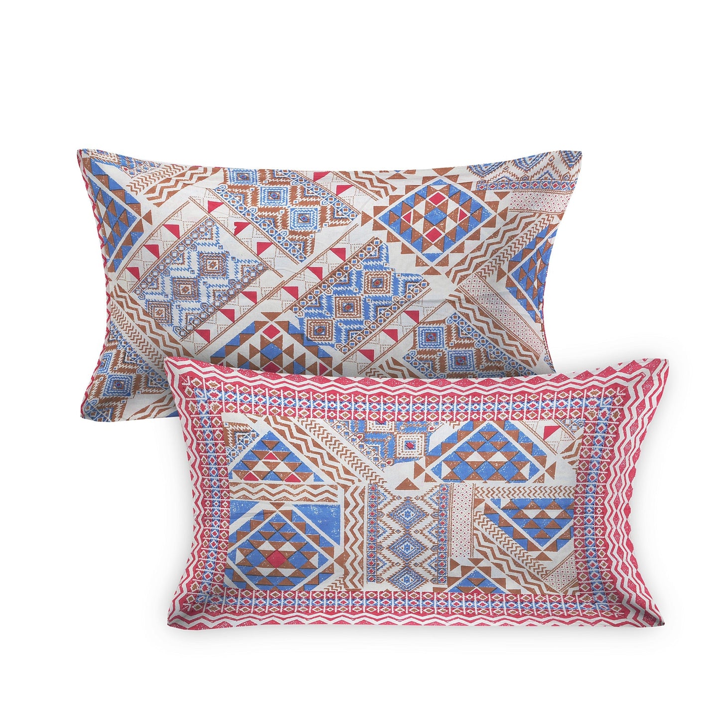 70/100 Artistic Collection 100% Cotton Single Bedsheet with 2 Pillow Covers, Premium Quality & Stylish Look - HLB12