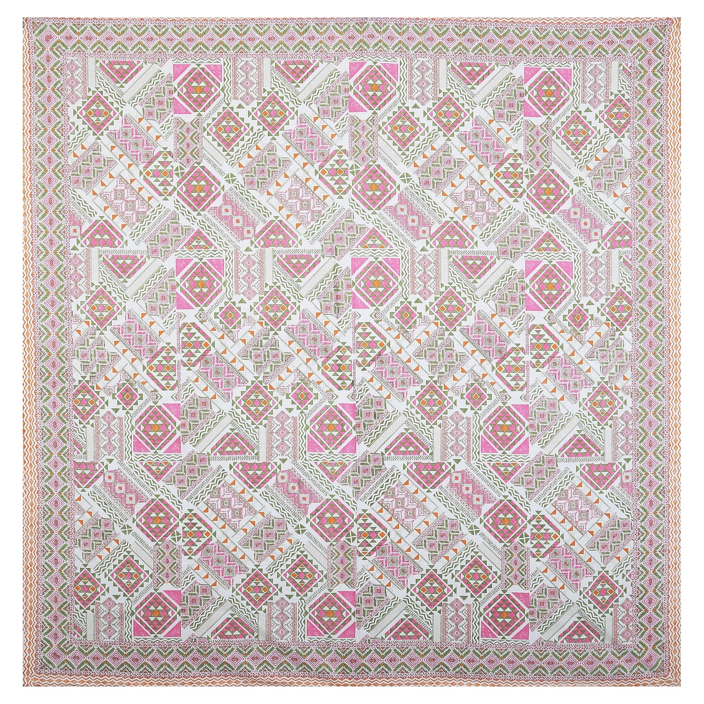 70/100 Artistic Collection 100% Cotton Single Bedsheet with 2 Pillow Covers, Premium Quality & Stylish Look - HLB12