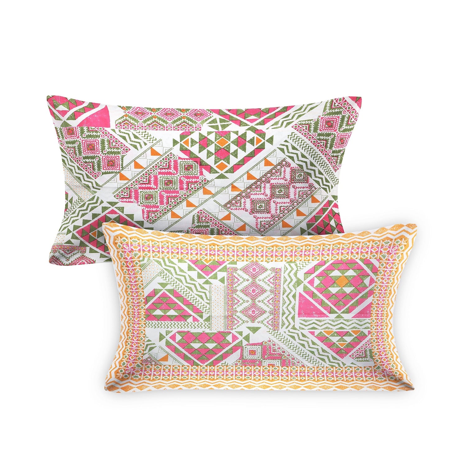 70/100 Artistic Collection 100% Cotton Single Bedsheet with 2 Pillow Covers, Premium Quality & Stylish Look - HLB12