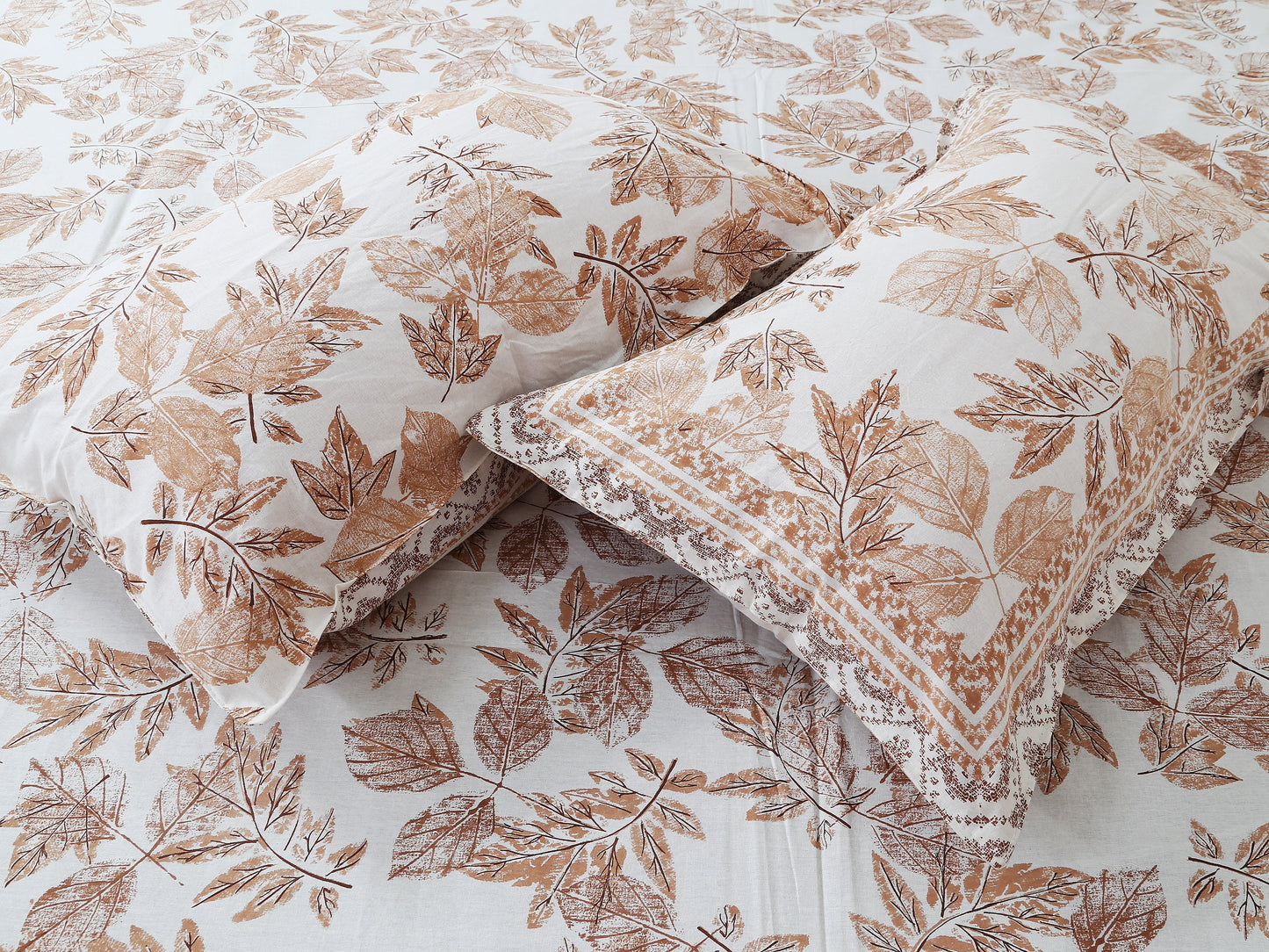 70/100 Artistic Collection 100% Cotton Single Bedsheet with 2 Pillow Covers, Premium Quality & Stylish Look - HLB12