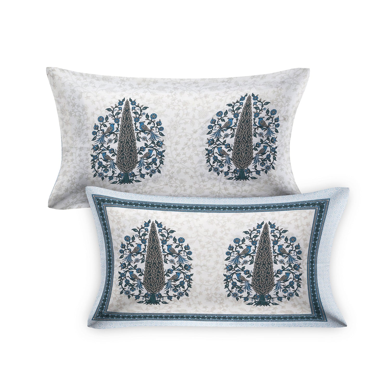 70/100 Artistic Collection 100% Cotton Single Bedsheet with 2 Pillow Covers, Premium Quality & Stylish Look - HLB12
