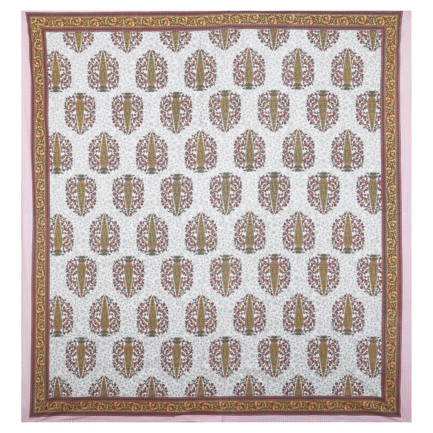 70/100 Artistic Collection 100% Cotton Single Bedsheet with 2 Pillow Covers, Premium Quality & Stylish Look - HLB12