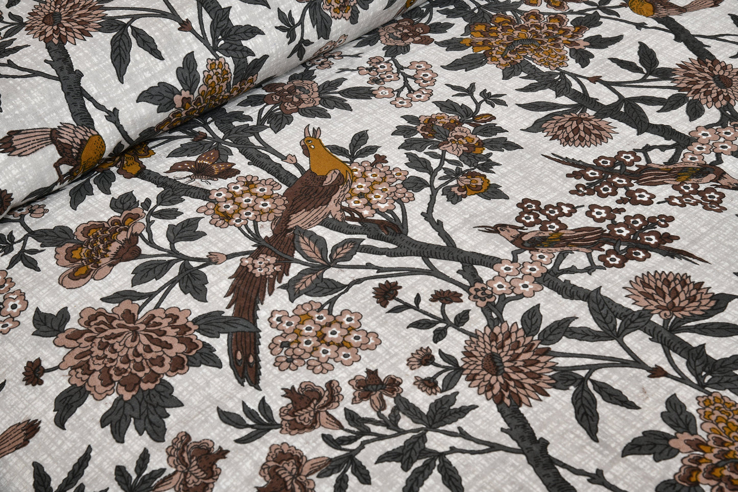 108/108 Darbar Viscose Mix Jumbo Size Double Bedsheet with 2 Pillow Covers, Traditional Design & Cozy Comfort - HLB58