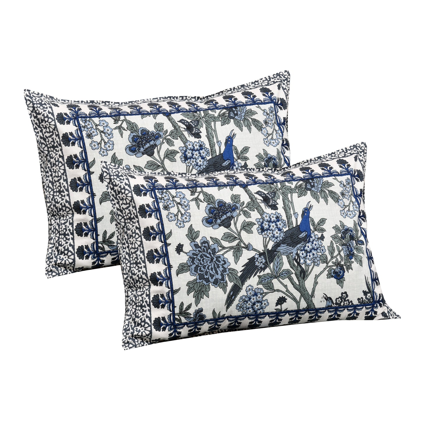 108/108 Darbar Viscose Mix Jumbo Size Double Bedsheet with 2 Pillow Covers, Traditional Design & Cozy Comfort - HLB58