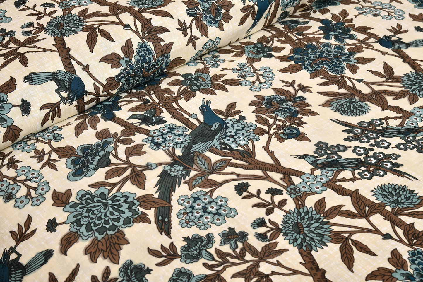 108/108 Darbar Viscose Mix Jumbo Size Double Bedsheet with 2 Pillow Covers, Traditional Design & Cozy Comfort - HLB58