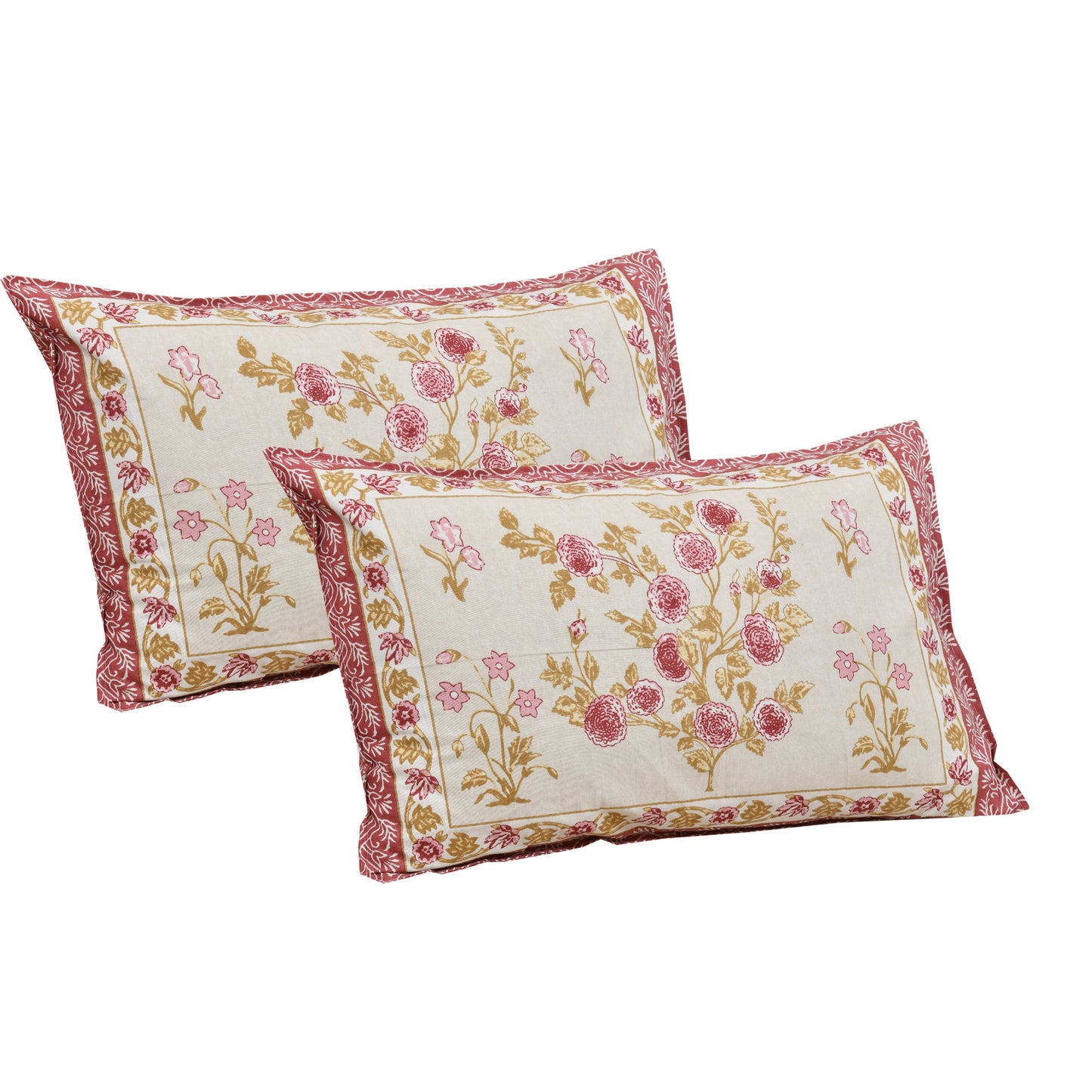 108/108 Darbar Viscose Mix Jumbo Size Double Bedsheet with 2 Pillow Covers, Traditional Design & Cozy Comfort - HLB58