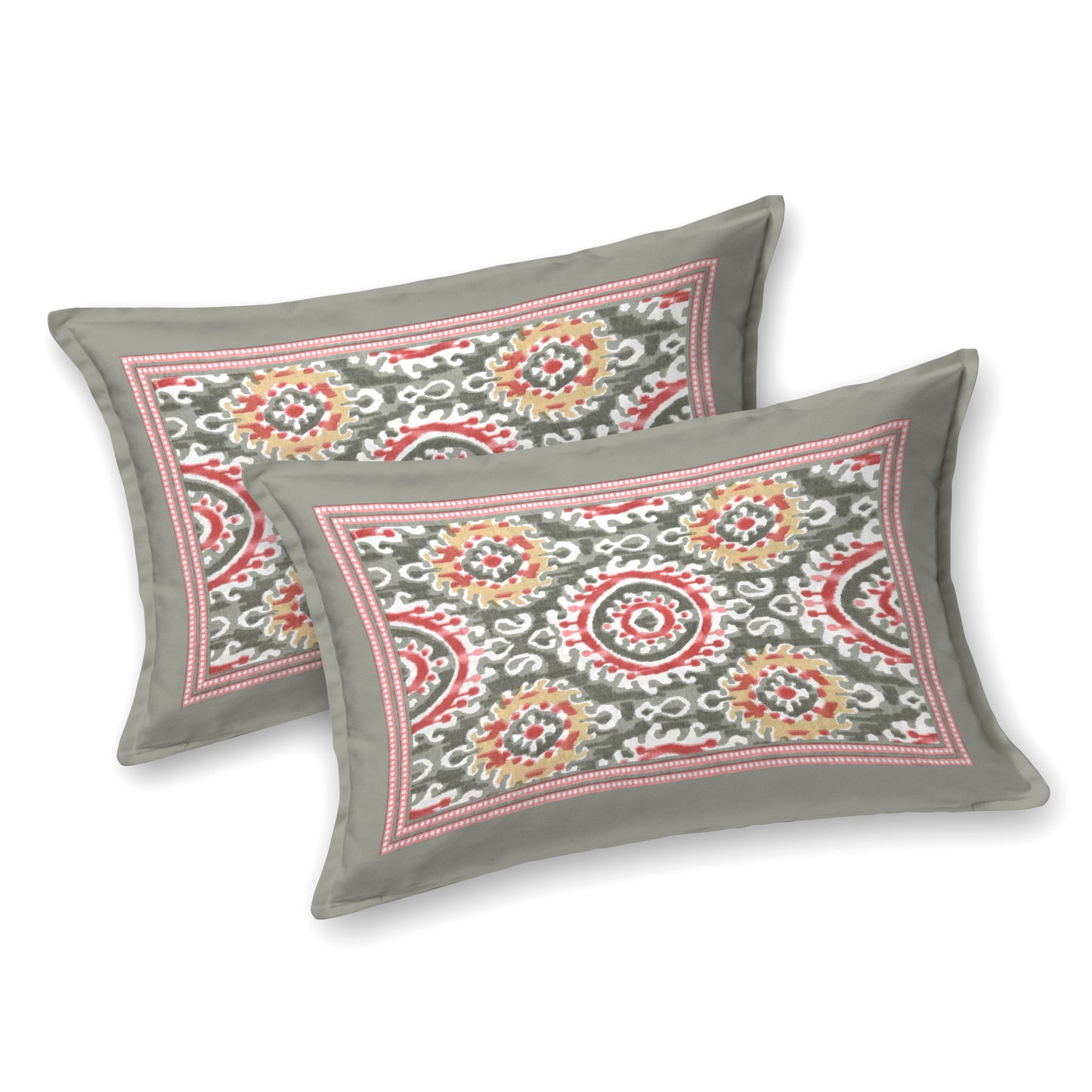 95/108 Eklavya 100% Cotton Large King Size Double Bedsheet with 2 Pillow Covers, Super Soft & High Durability - HLB19