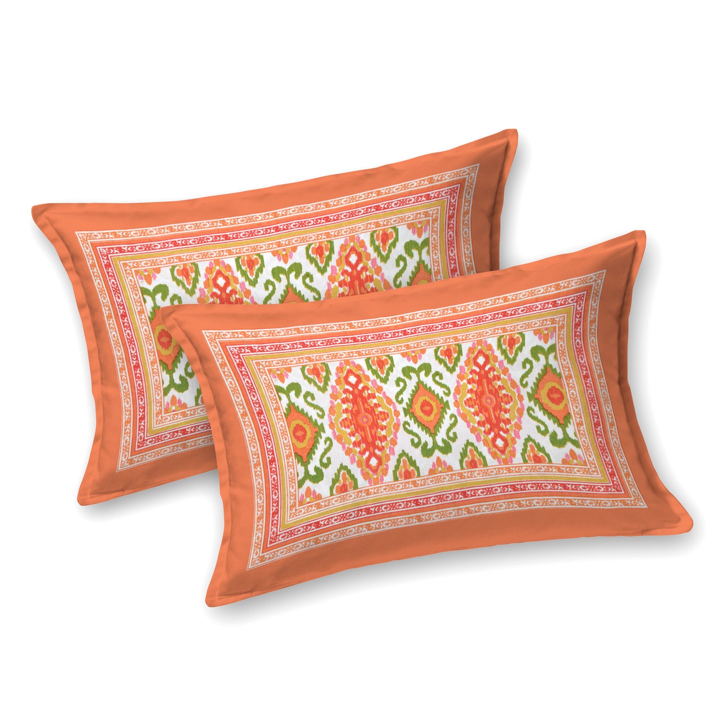 95/108 Eklavya 100% Cotton Large King Size Double Bedsheet with 2 Pillow Covers, Super Soft & High Durability - HLB19
