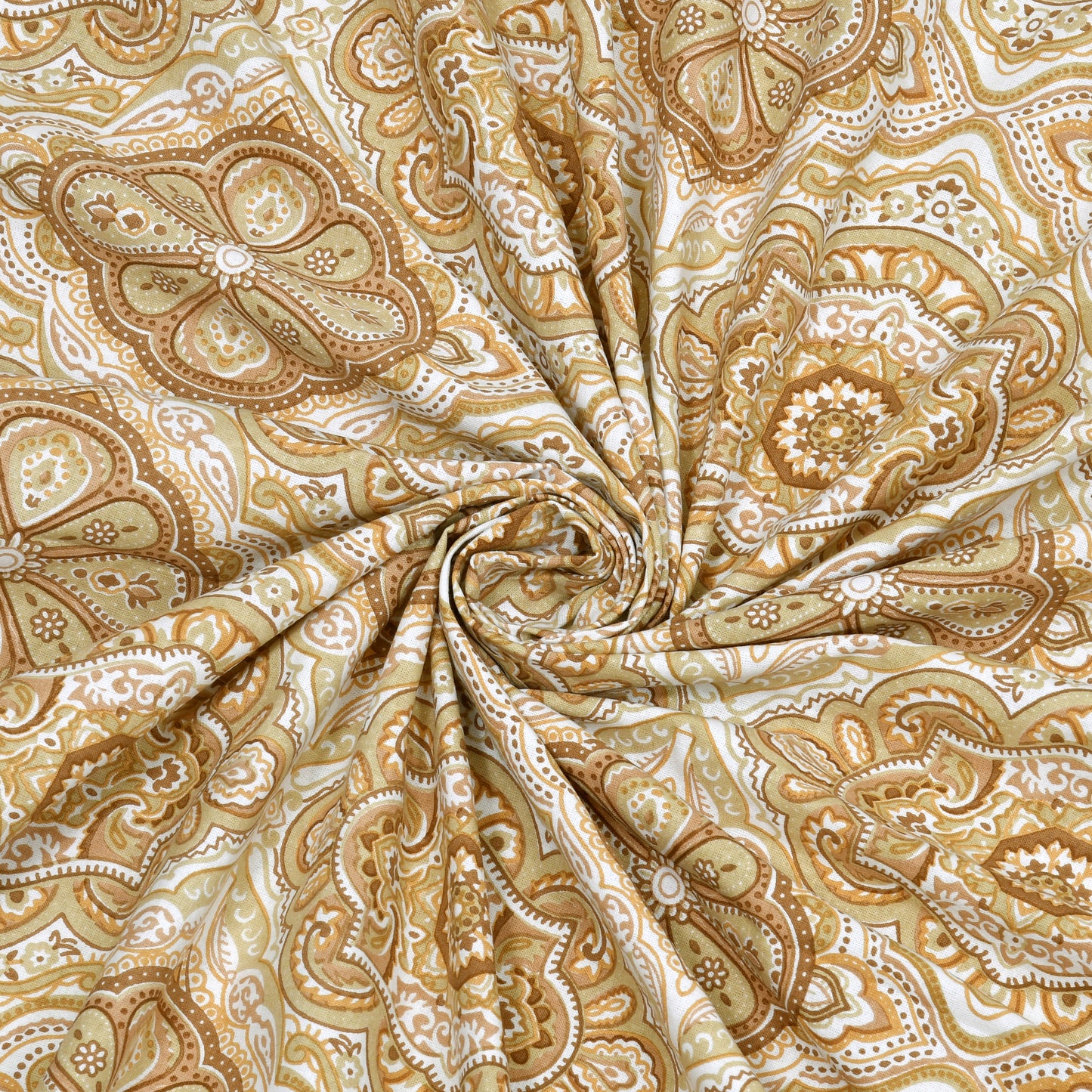 95/108 Eklavya 100% Cotton Large King Size Double Bedsheet with 2 Pillow Covers, Super Soft & High Durability - HLB19
