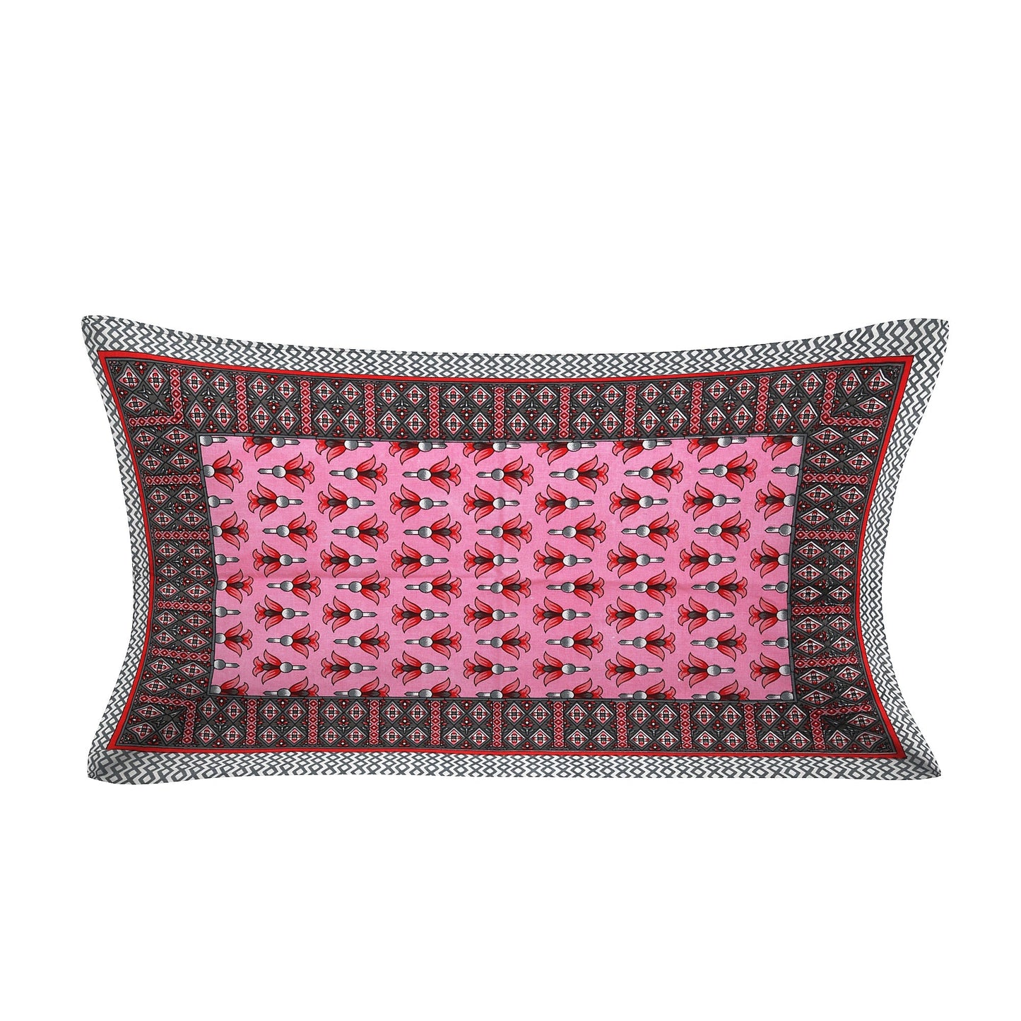63" Forever 100% Cotton Single Bedsheet with 1 Pillow Cover, Cozy & Breathable Fabric - HLB05