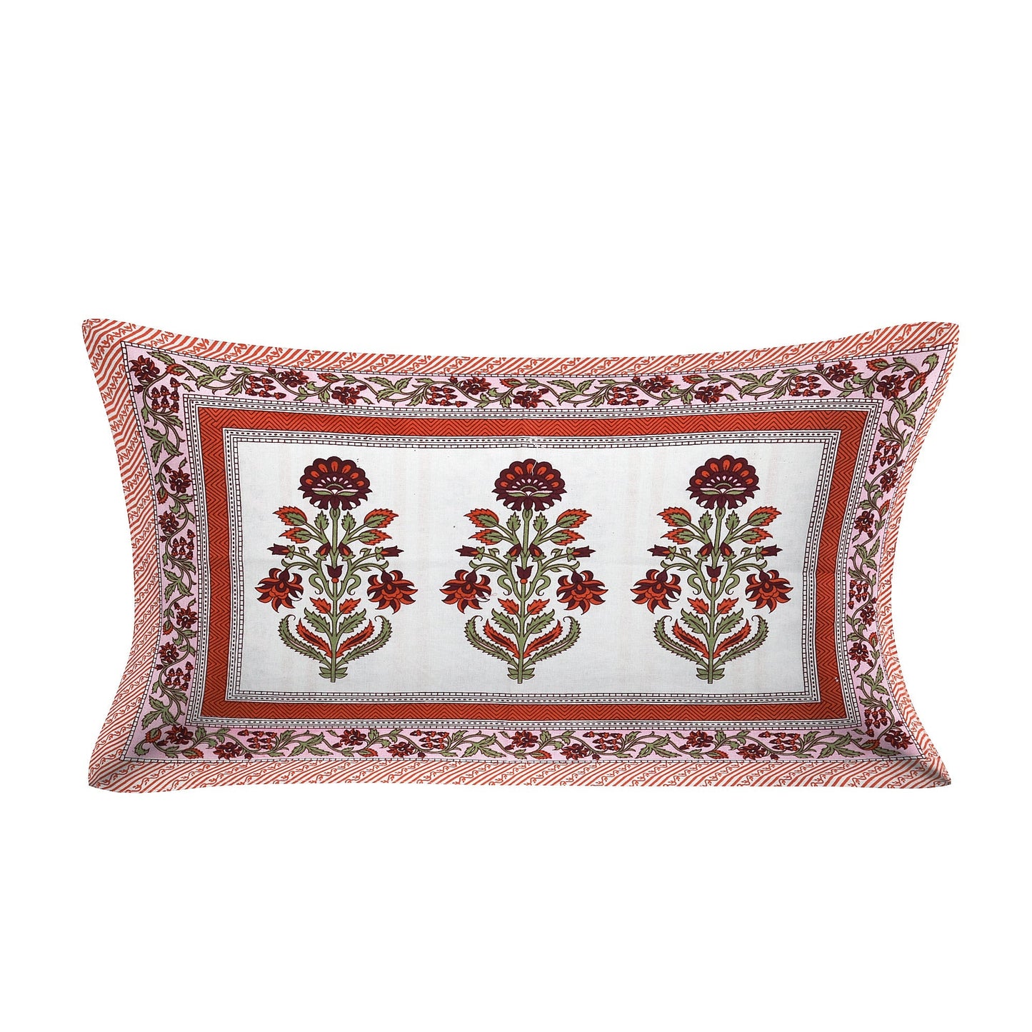 63" Forever 100% Cotton Single Bedsheet with 1 Pillow Cover, Cozy & Breathable Fabric - HLB05