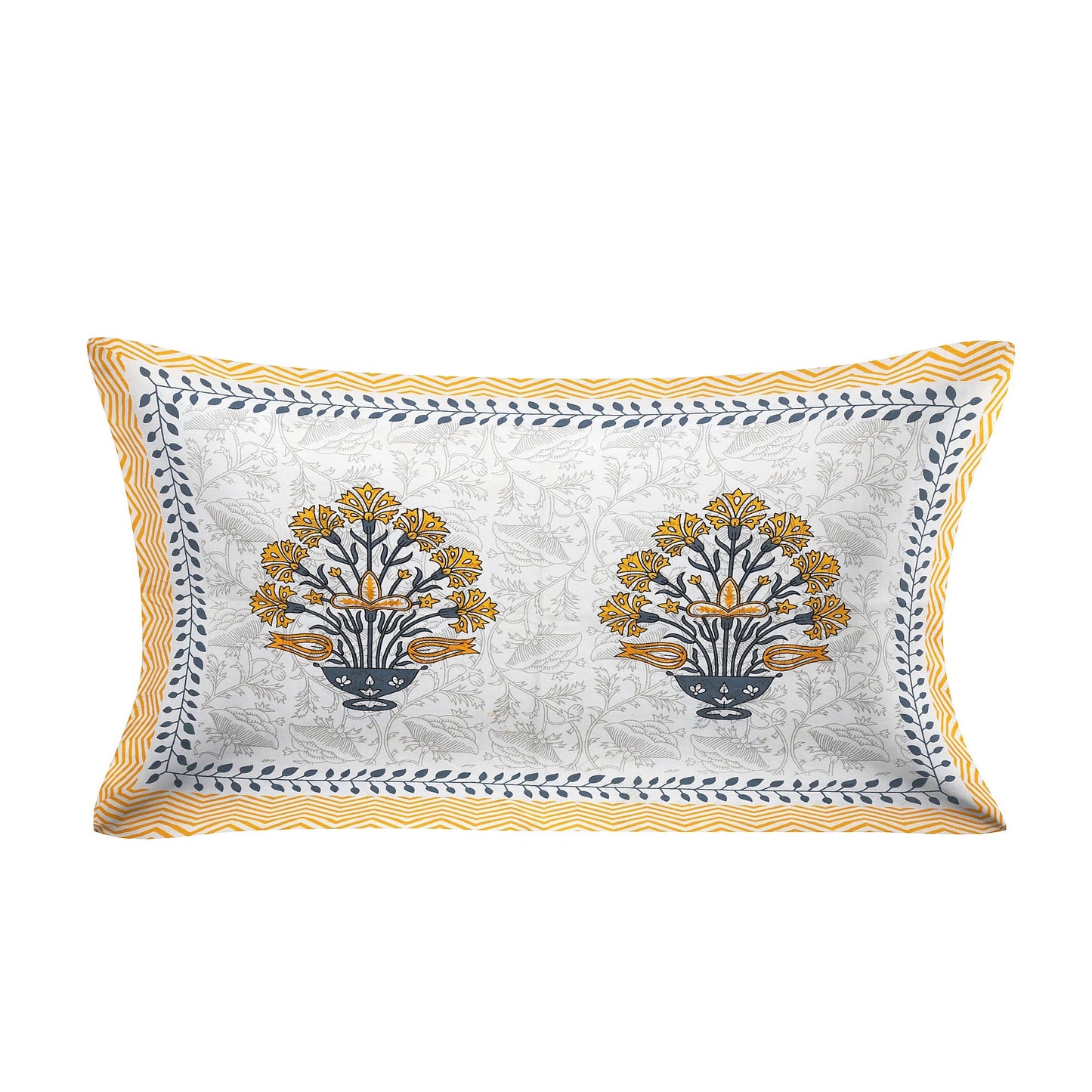 63" Forever 100% Cotton Single Bedsheet with 1 Pillow Cover, Cozy & Breathable Fabric - HLB05