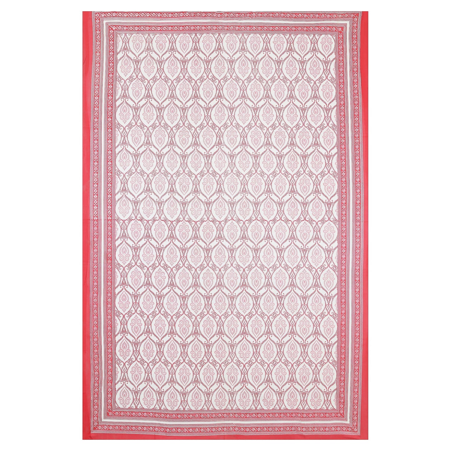 63" Geometrical 100% Cotton Single Bedsheet with 1 Pillow Cover, Stylish & Comfortable - HLB07