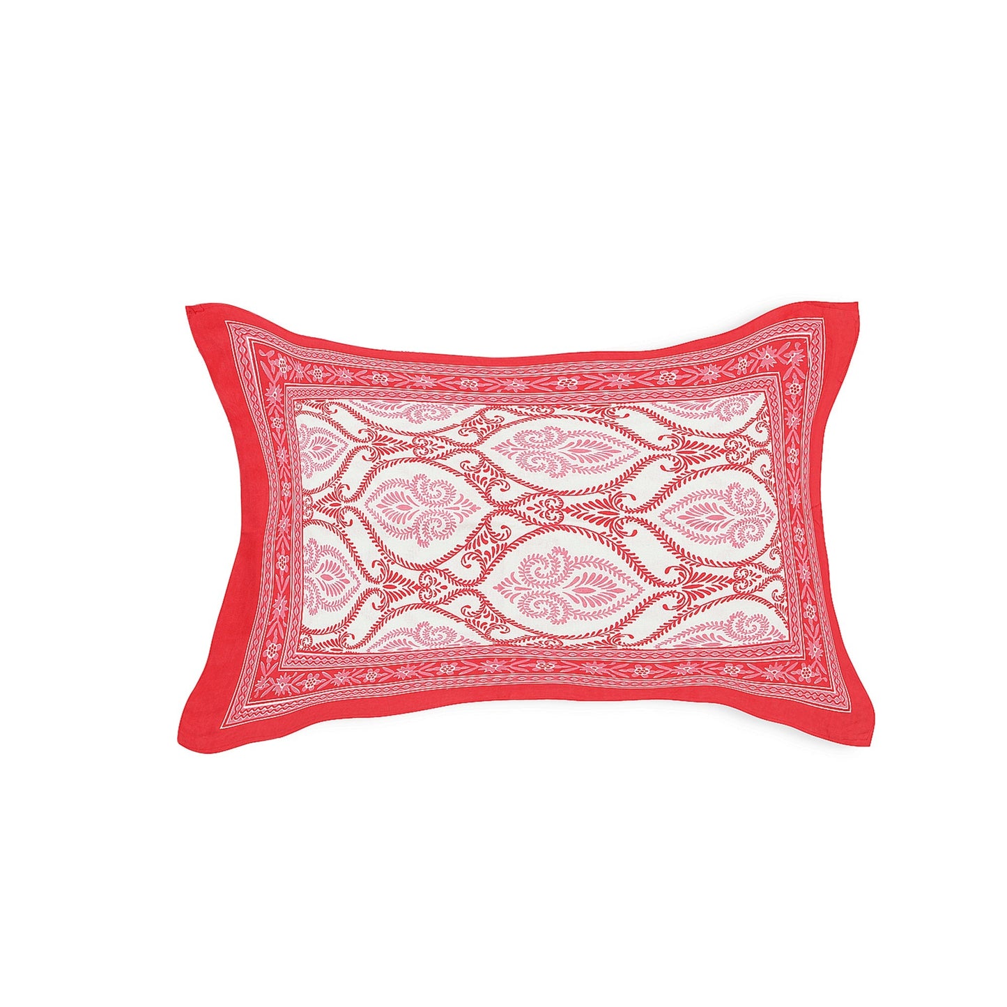 63" Geometrical 100% Cotton Single Bedsheet with 1 Pillow Cover, Stylish & Comfortable - HLB07