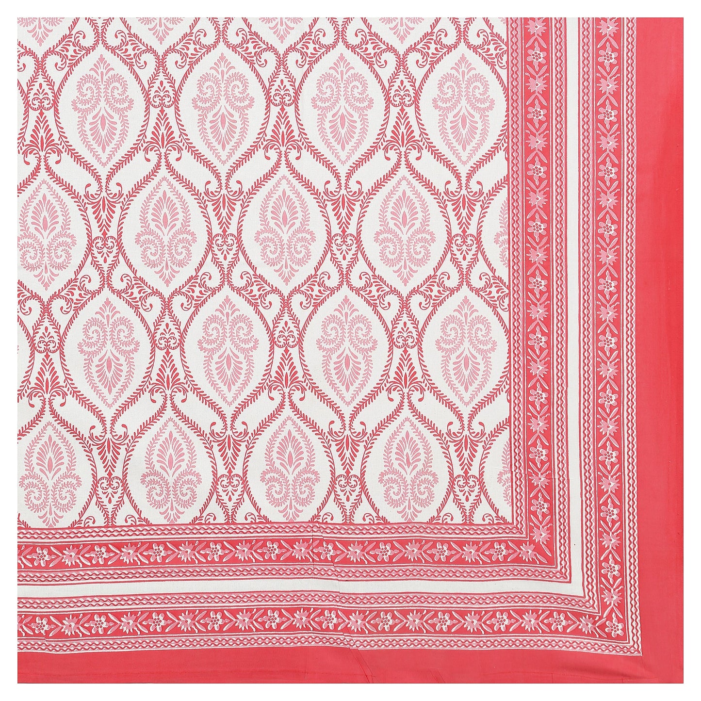 63" Geometrical 100% Cotton Single Bedsheet with 1 Pillow Cover, Stylish & Comfortable - HLB07