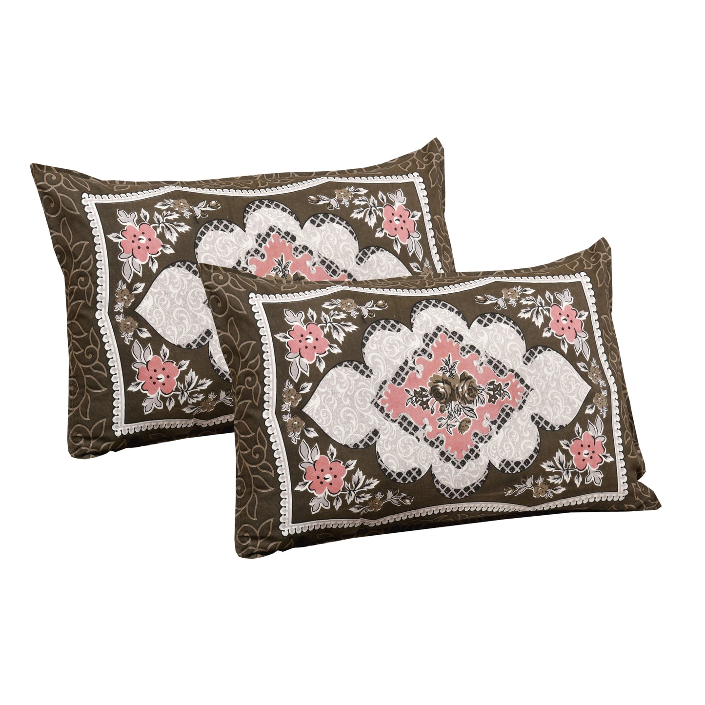 100/108 Kaleen Viscose Mix Super King Size Double Bedsheet with 2 Pillow Covers, Smooth Texture & Elegant Look - HLB33
