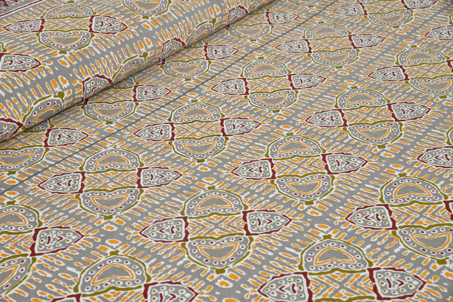 108/108 Nakshatra Viscose Mix Jumbo Size Double Bedsheet with 2 Pillow Covers, Smooth Texture & Elegant Look - HLB56