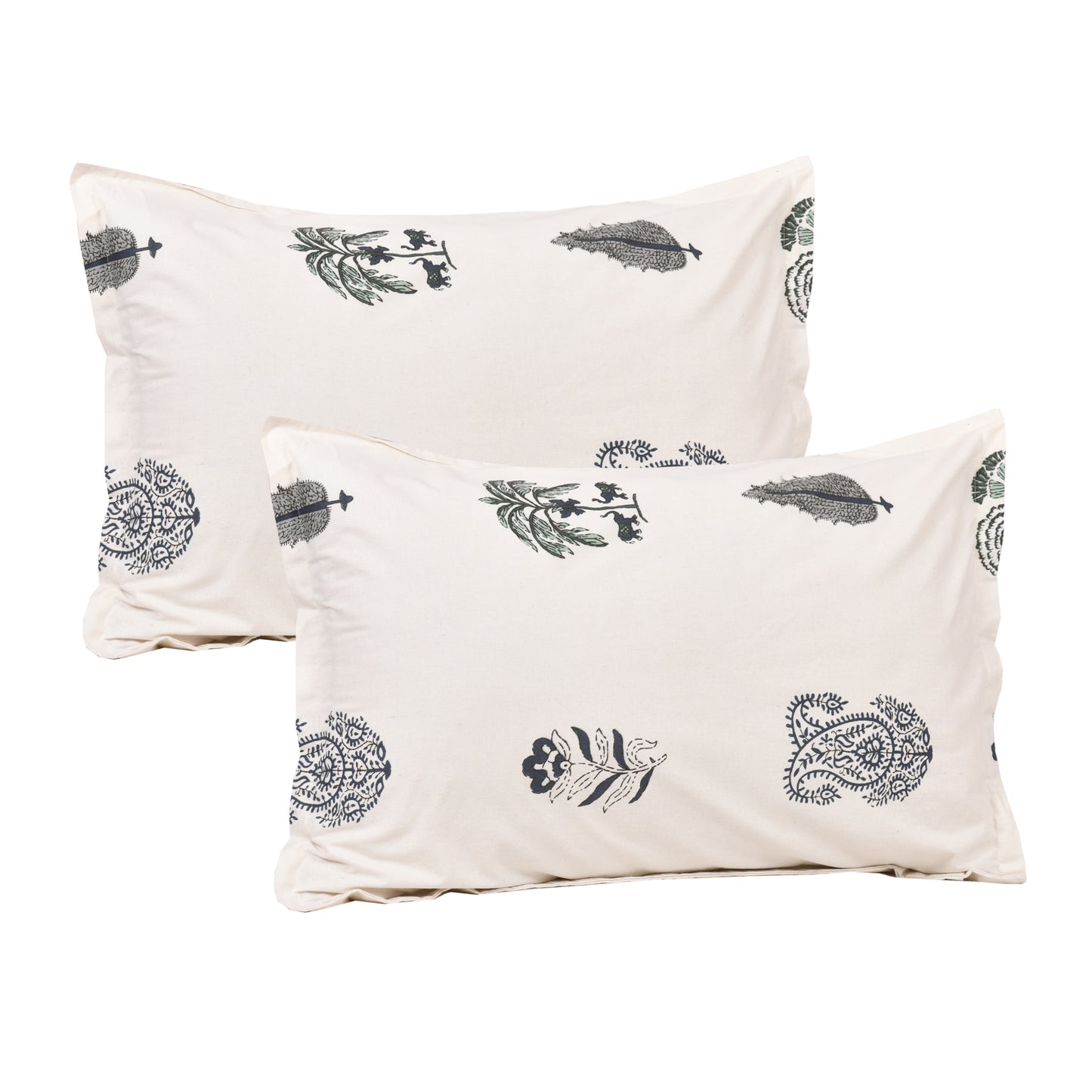 100/108 Pushpa Viscose Mix Super King Size Double Bedsheet with 2 Pillow Covers, Floral Design & Premium Comfort - HLB31