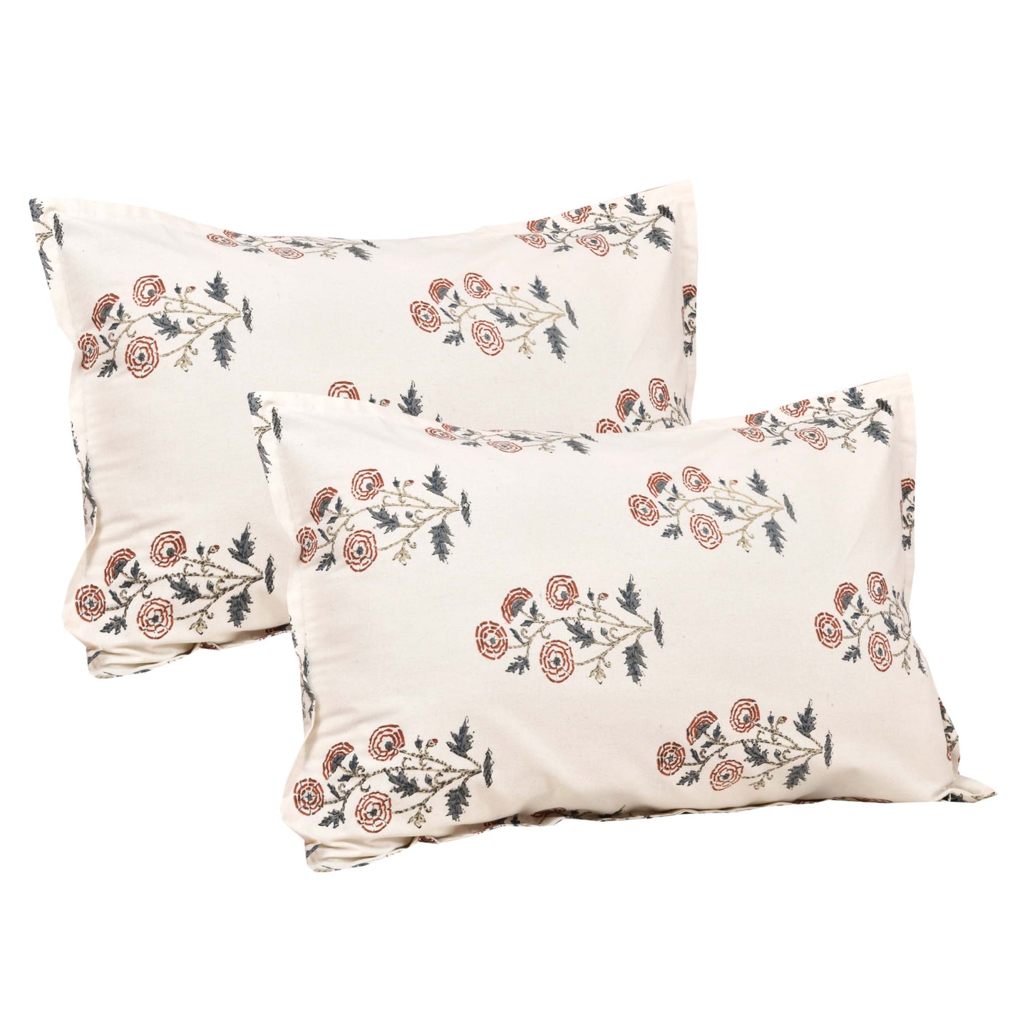 100/108 Pushpa Viscose Mix Super King Size Double Bedsheet with 2 Pillow Covers, Floral Design & Premium Comfort - HLB31