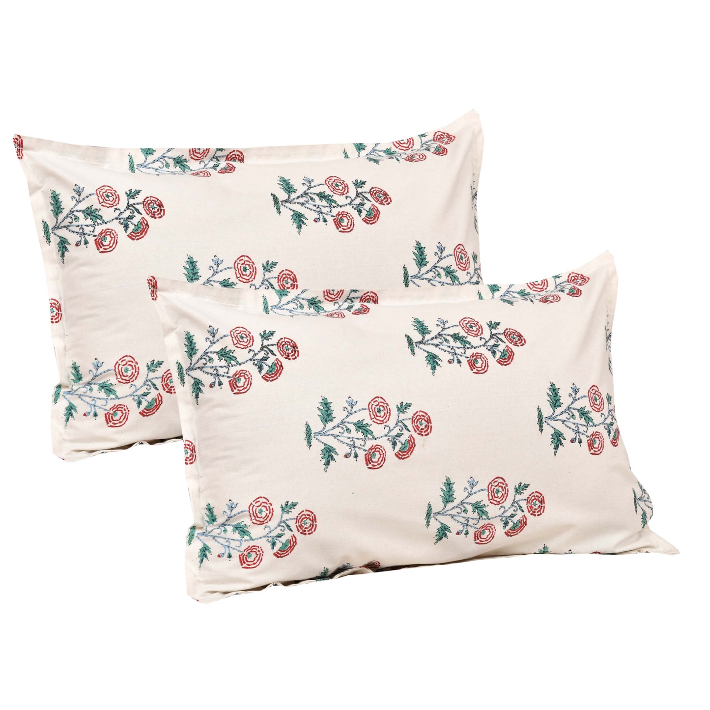 100/108 Pushpa Viscose Mix Super King Size Double Bedsheet with 2 Pillow Covers, Floral Design & Premium Comfort - HLB31
