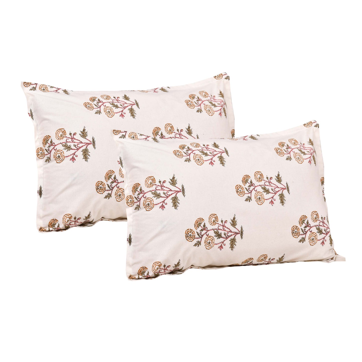 100/108 Pushpa Viscose Mix Super King Size Double Bedsheet with 2 Pillow Covers, Floral Design & Premium Comfort - HLB31