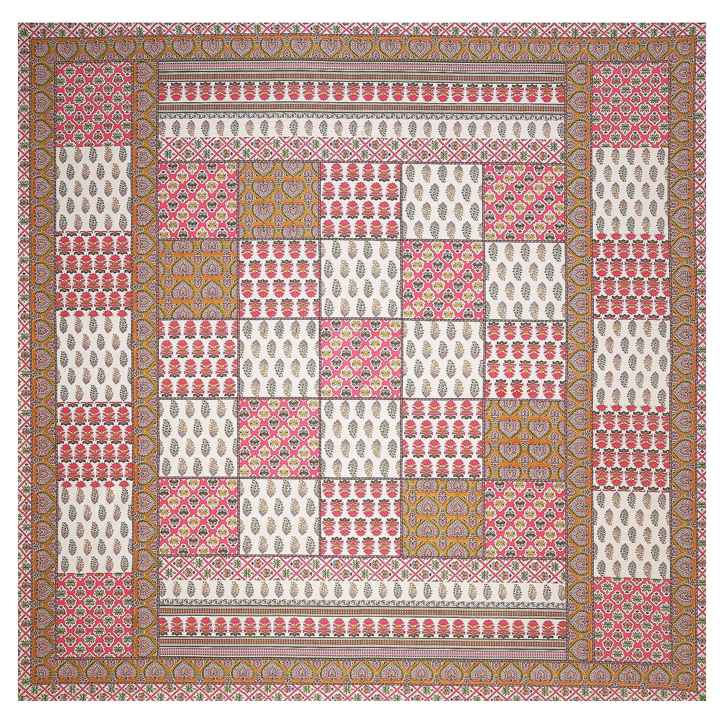 108/108 Rajwadi Viscose Mix Jumbo Size Double Bedsheet with 2 Pillow Covers, Rich Look & Vibrant Design - HLB61