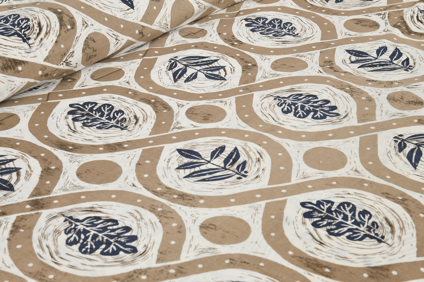 108/108 Rudraksh Viscose Mix Jumbo Size Double Bedsheet with 2 Pillow Covers, Luxurious & Soft Feel - HLB57