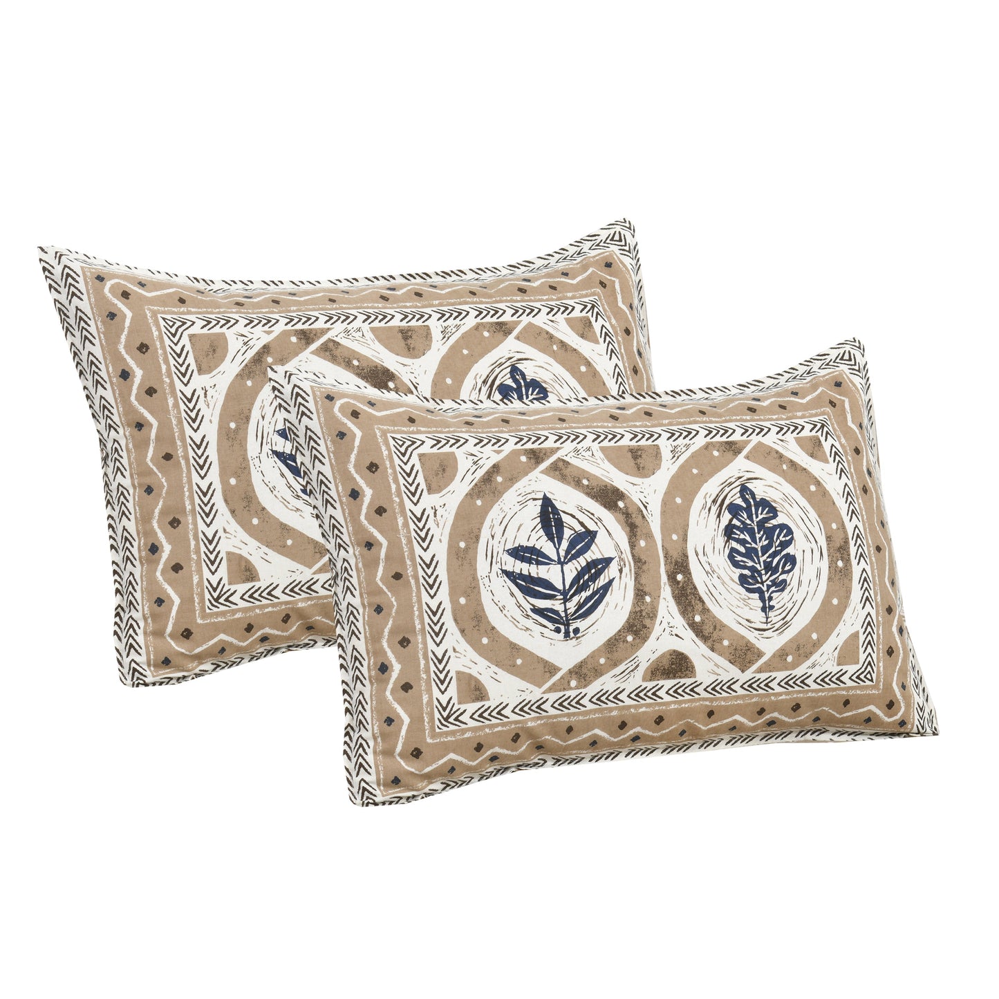 108/108 Rudraksh Viscose Mix Jumbo Size Double Bedsheet with 2 Pillow Covers, Luxurious & Soft Feel - HLB57