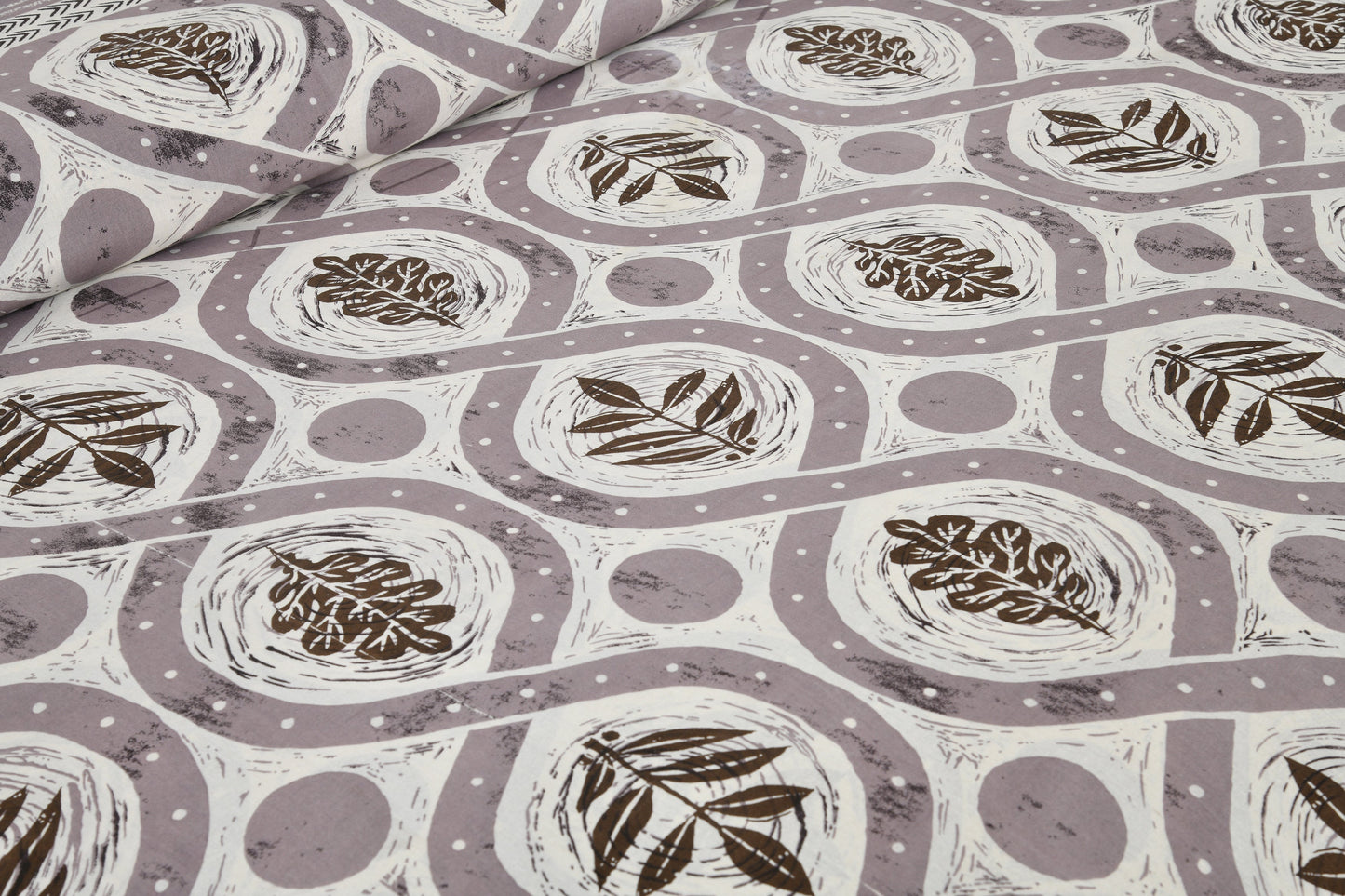 108/108 Rudraksh Viscose Mix Jumbo Size Double Bedsheet with 2 Pillow Covers, Luxurious & Soft Feel - HLB57