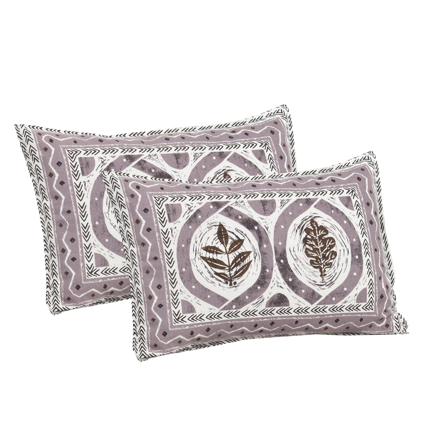108/108 Rudraksh Viscose Mix Jumbo Size Double Bedsheet with 2 Pillow Covers, Luxurious & Soft Feel - HLB57