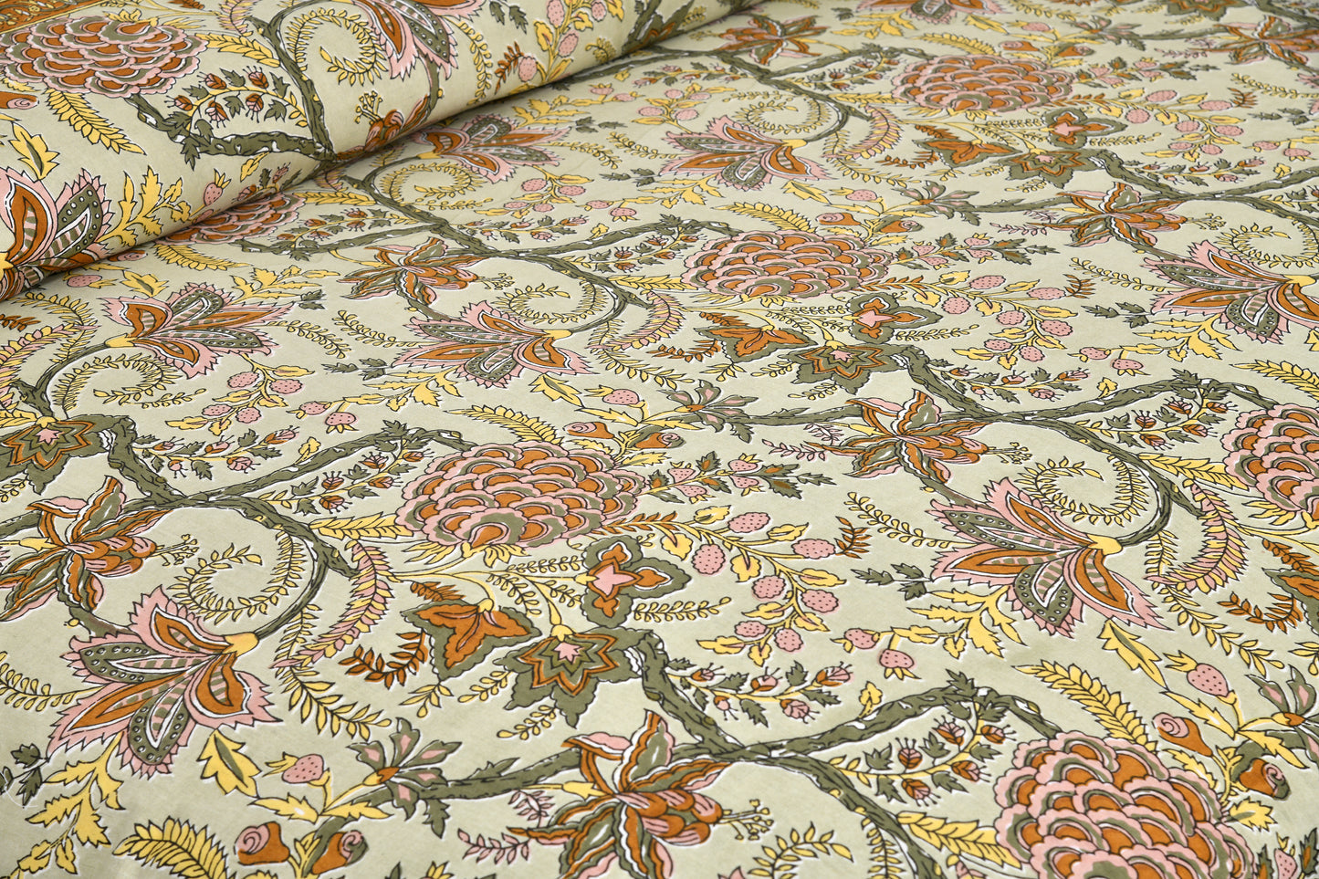 100/108 Satrangi Viscose Mix Super King Size Double Bedsheet with 2 Pillow Covers, Ultra-Soft & Vibrant Design - HLB26
