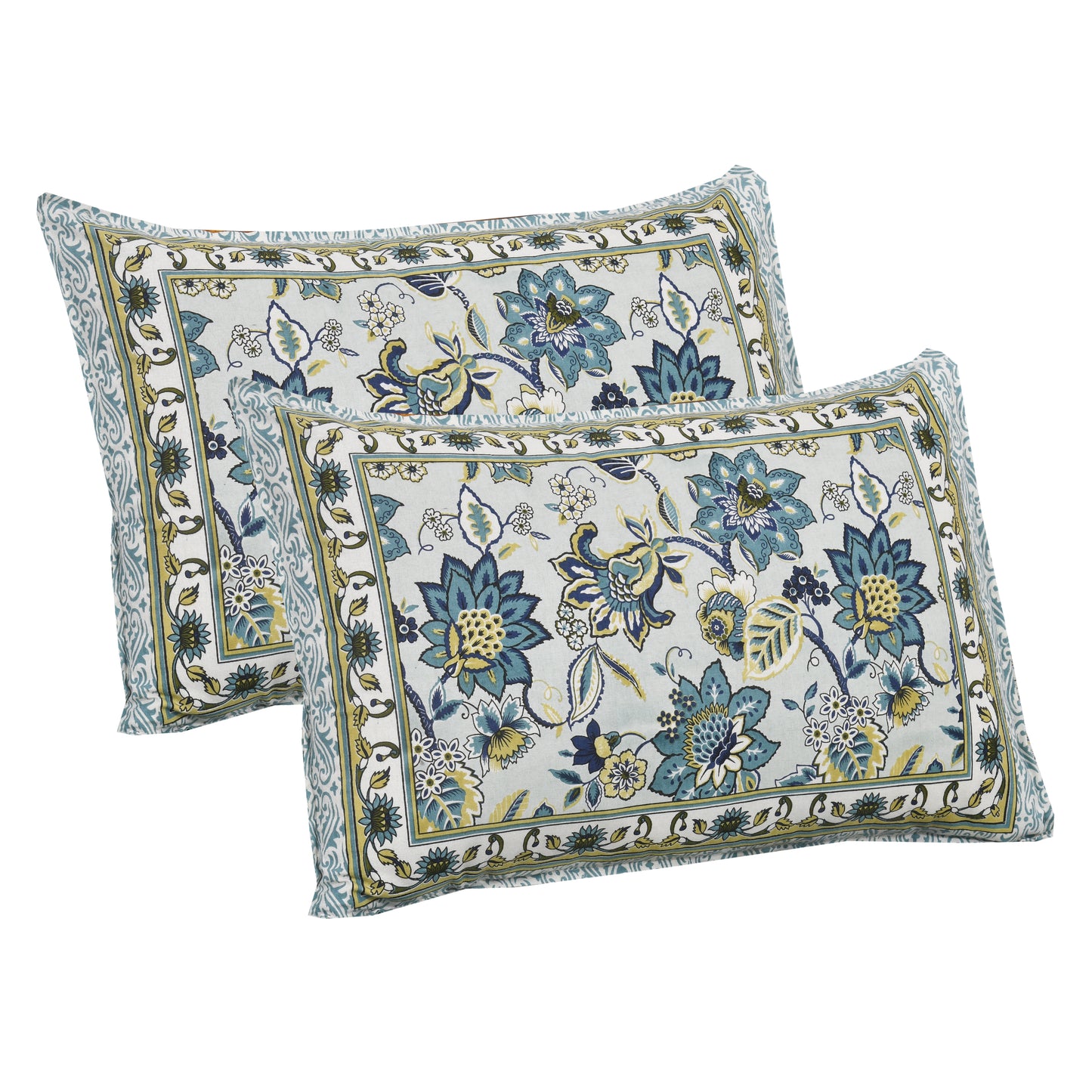 100/108 Satrangi Viscose Mix Super King Size Double Bedsheet with 2 Pillow Covers, Ultra-Soft & Vibrant Design - HLB26