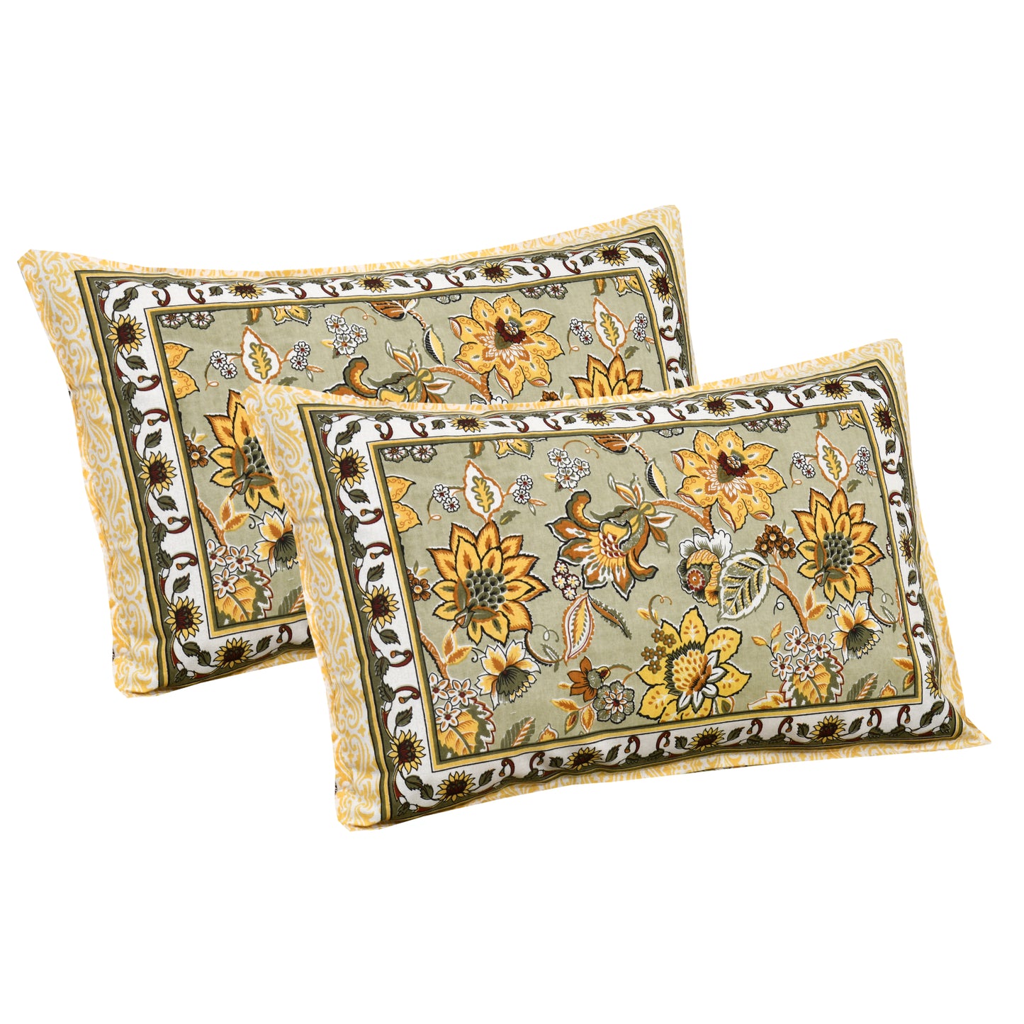 100/108 Satrangi Viscose Mix Super King Size Double Bedsheet with 2 Pillow Covers, Ultra-Soft & Vibrant Design - HLB26