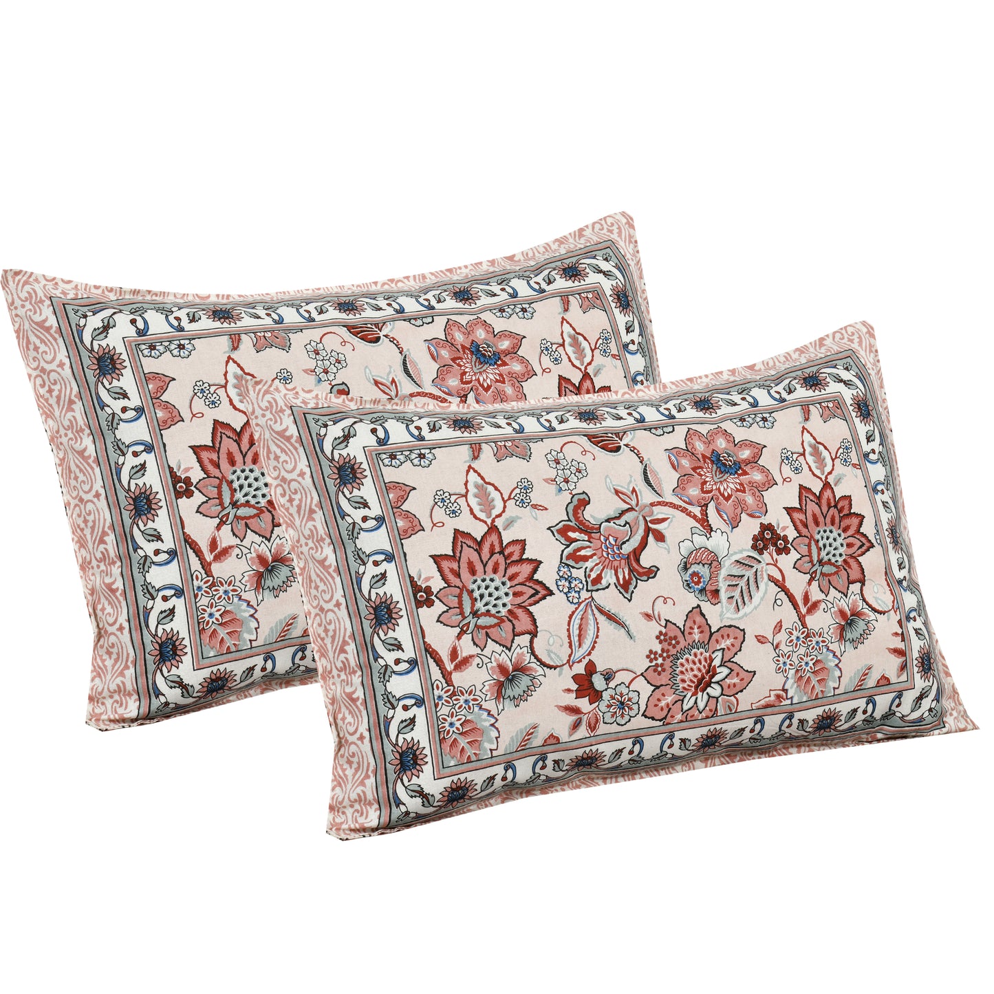 100/108 Satrangi Viscose Mix Super King Size Double Bedsheet with 2 Pillow Covers, Ultra-Soft & Vibrant Design - HLB26