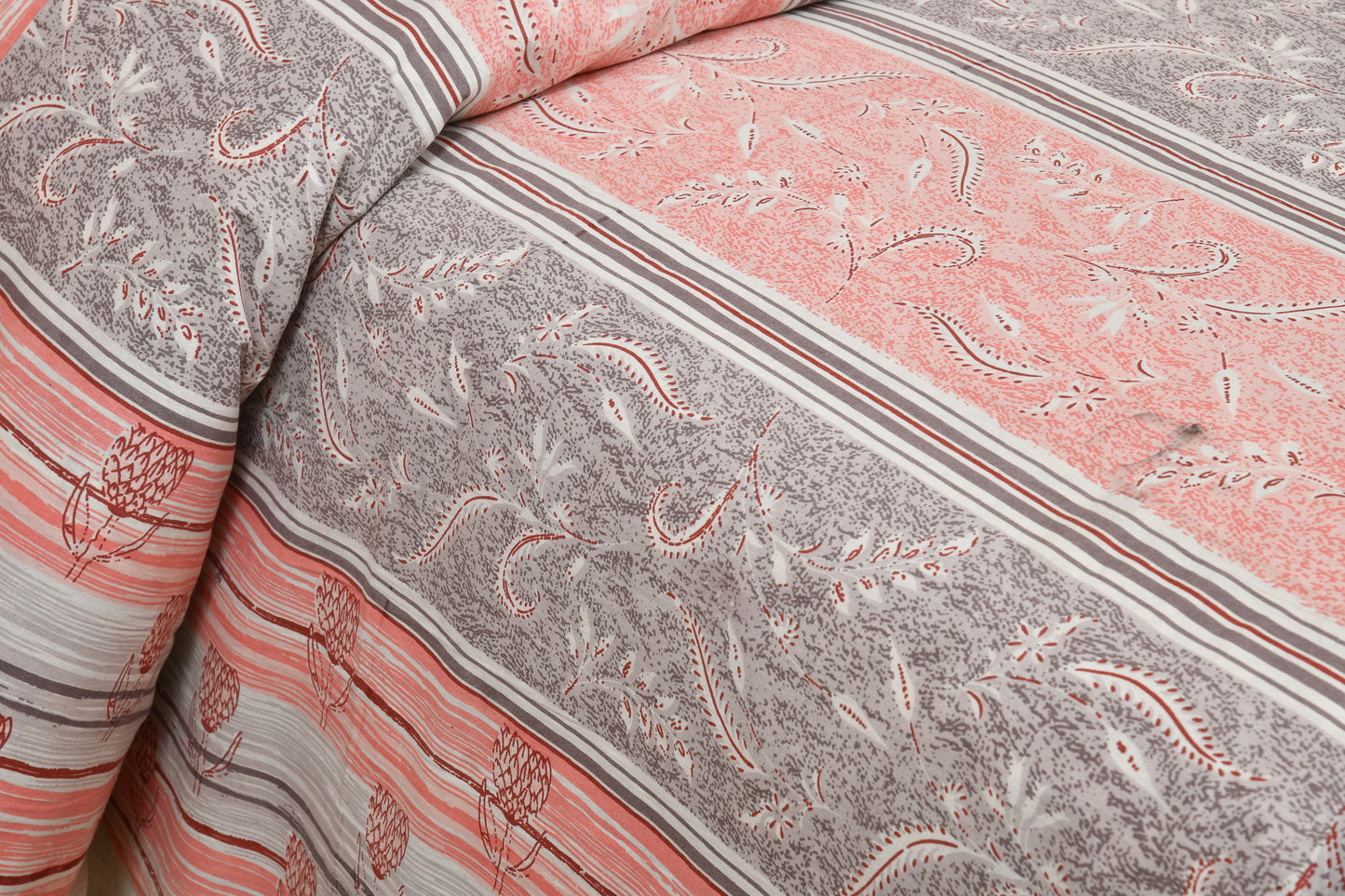 100/108 Spain Viscose Mix Super King Size Double Bedsheet with 2 Pillow Covers, Breathable & Comfortable - HLB30