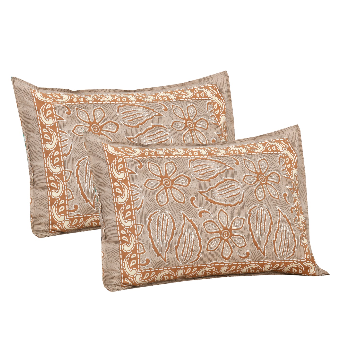100/108 Sui Dhaga Viscose Mix Super King Size Double Bedsheet with 2 Pillow Covers, Smooth Texture & Long-Lasting Comfort - HLB25