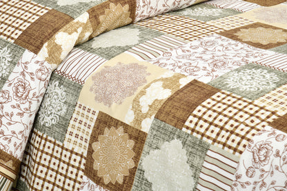 100/108 Aachal Viscose Mix Super King Size Double Bedsheet with 2 Pillow Covers, Elegant & Luxurious Feel - HLB28