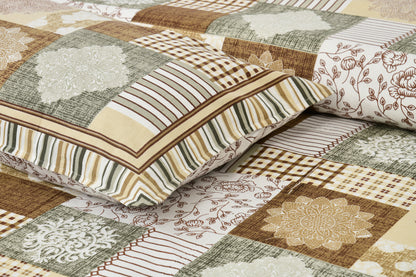 100/108 Aachal Viscose Mix Super King Size Double Bedsheet with 2 Pillow Covers, Elegant & Luxurious Feel - HLB28