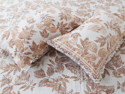 70/100 Artistic Collection 100% Cotton Single Bedsheet with 2 Pillow Covers, Premium Quality & Stylish Look - HLB12