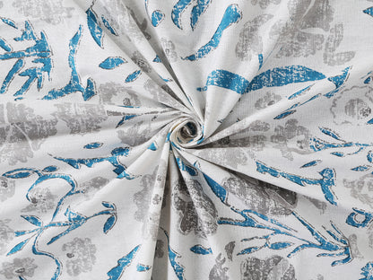 108/108 Artistic Collection 100% Cotton Jumbo Size Double Bedsheet with 2 Pillow Covers, Unique Patterns & Smooth Texture - HLB71
