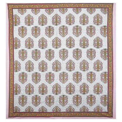 70/100 Artistic Collection 100% Cotton Single Bedsheet with 2 Pillow Covers, Premium Quality & Stylish Look - HLB12