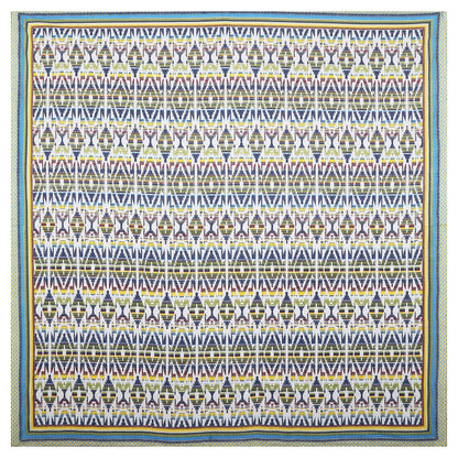 108/108 Colours of Joy 100% Cotton Jumbo Size Double Bedsheet with 2 Pillow Covers, Vibrant & Breathable Fabric - HLB72