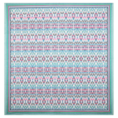 108/108 Colours of Joy 100% Cotton Jumbo Size Double Bedsheet with 2 Pillow Covers, Vibrant & Breathable Fabric - HLB72