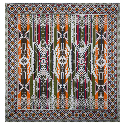 108/108 Colours of Joy 100% Cotton Jumbo Size Double Bedsheet with 2 Pillow Covers, Vibrant & Breathable Fabric - HLB72