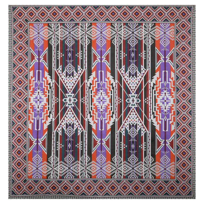 108/108 Colours of Joy 100% Cotton Jumbo Size Double Bedsheet with 2 Pillow Covers, Vibrant & Breathable Fabric - HLB72