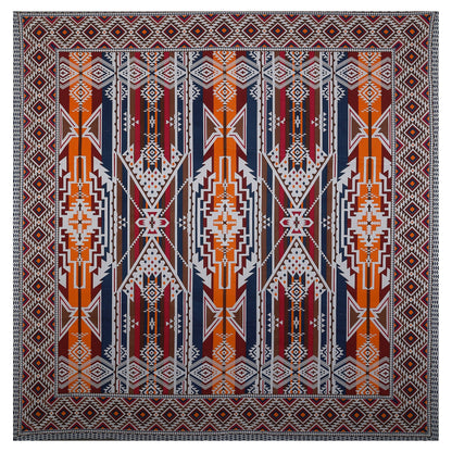 108/108 Colours of Joy 100% Cotton Jumbo Size Double Bedsheet with 2 Pillow Covers, Vibrant & Breathable Fabric - HLB72