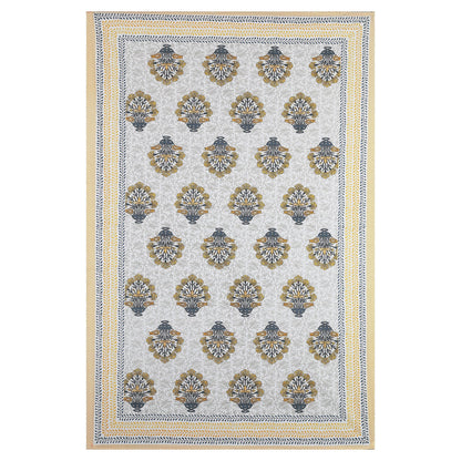 63" Geometrical 100% Cotton Single Bedsheet with 1 Pillow Cover, Stylish & Comfortable - HLB07