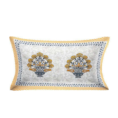 63" Forever 100% Cotton Single Bedsheet with 1 Pillow Cover, Cozy & Breathable Fabric - HLB05